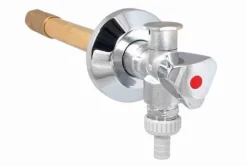 JS FROST-TEC AUSSENARMATUR, RB+RV SANITAERGRIFF,240-410MM,DN15,CHR.
