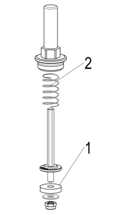 JS OBERTEIL RUECKFLUSSVERHINDERER DN15,1/2,MESSING,DIN-DVGW