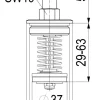 JS OBERTEIL RUECKFLUSSVERHINDERER DN32,1 1/4,MESSING,DIN-DVGW