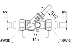 JS RUECKFLUSSVERHINDERER, M.ENTL. PRESS AG MULTI,DN15,PRESS 15,DVGW