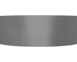 Jungborn Aufsatzwaschbecken ONE 41 x 40 cm mit Schaftventil gun metal