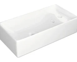 Jungborn Aufsatzwaschbecken NOVE 51 x 25 cm weiß glänzend