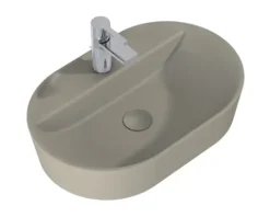 Jungborn Aufsatzwaschbecken NONUS DECEM 612 x 412 mm fume matt