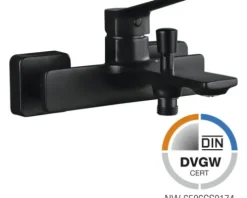 Jungborn Badewannenarmatur GAMMA schwarz matt