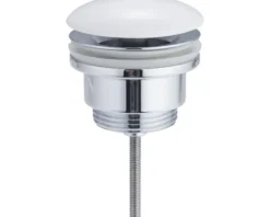 Jungborn Design Schaftventil 1 1/4" mit weißer Keramikabdeckung