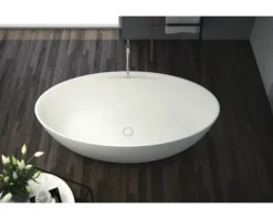 Jungborn freistehende Badewanne FOUR 85 x 170 cm weiß glänzend