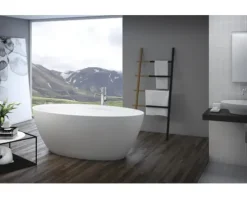 Jungborn freistehende Badewanne FOUR 85 x 170 cm weiß glänzend