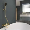 Jungborn Handbrause LAMBDA 3-fach verstellbar gold matt