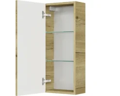Jungborn Hängeschrank VENTITRE BxHxT 30 x 70 cm x 17 cm Frontfarbe halifax eiche natur
