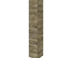 Jungborn Hochschrank VENTITRE BxHxT 30 x 168 cm x 33 cm Frontfarbe eiche ribbeck holzdekor