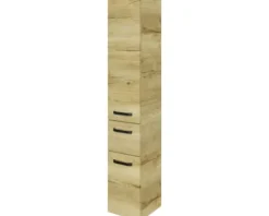 Jungborn Hochschrank VENTITRE BxHxT 30 x 168 cm x 33 cm Frontfarbe halifax eiche natur