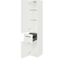 Jungborn Hochschrank VENTITRE BxHxT 30 x 168 cm x 33 cm Frontfarbe weiß hochglanz