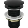 Jungborn Schaftventil 1 1/4 Zoll passend zu OMEGA, LAMBDA und IOTA schwarz matt