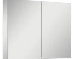 Jungborn Spiegelschrank 806 x 140 x 638 mm 2-türig mit beidseitigen Spiegeltüren und Seitenverspiegelung