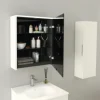 Jungborn Spiegelschrank QUATTRO SEDICI NOVE 60 x 20 x 70 cm weiß matt 1-türig LED IP 44