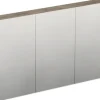 Jungborn Spiegelschrank TRENTA 120 x 14,4 x 72 cm eiche Wellington 3-türig IP 44