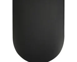 Jungborn spülrandlose WC-Kombination FLORIEL/ONE 64 schwarz matt mit WC-Sitz (Absenkautomatik, Quick-Release leicht abnehmbar)