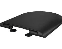 Jungborn spülrandlose WC-Kombination FLORIEL/ONE 64 schwarz matt mit WC-Sitz (Absenkautomatik, Quick-Release leicht abnehmbar)
