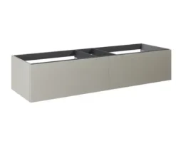 Jungborn Unterschrank NONUS BxHxT 1600 x 318 mm x 453 mm Frontfarbe fume matt