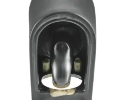 Jungborn Wand-WC Set ONE 53 Tiefspüler ohne Spülrand schwarz matt mit WC-Sitz (Absenkautomatik, Quick-Release leicht abnehmbar) mit Turbo-Flush-Technologie