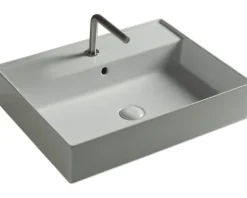 Jungborn Waschtisch QUATTRO 61 x 46 cm weiß glänzend