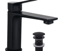 Jungborn Waschtischarmatur GAMMA schwarz matt