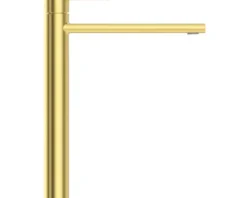 Jungborn Waschtischarmatur für Aufsatzwaschbecken LAMBDA DVGW geprüft gold matt