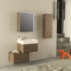 Jungborn Waschtischplatte QUATTRO/NOVE 61 x 46 cm Holz ohne Ausschnitt