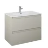 Jungborn Waschtischunterschrank DECEM BxHxT 800 x 635 x 458 mm Frontfarbe fume matt
