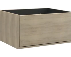Jungborn Waschtischunterschrank NOVE BxHxT 60 x 30 x 46 cm Frontfarbe tabak eiche matt 55764