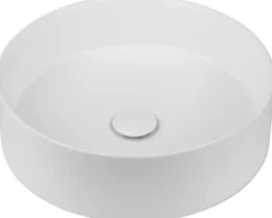 Jungborn Aufsatzwaschbecken AMION 40 cm matt weiß inkl. keramischen Ablaufventil