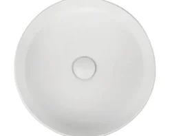 Jungborn Aufsatzwaschbecken AMION 40 cm matt weiß inkl. keramischen Ablaufventil