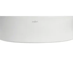 Jungborn Aufsatzwaschbecken IMION 40 cm weiß glänzend inkl. keramischen Ablaufventil