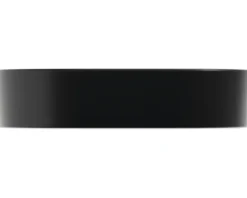 Jungborn Aufsatzwaschbecken ONE 60 x 38 cm schwarz matt inkl. keramischen Ablaufventil