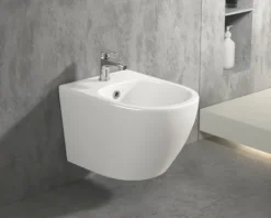 Jungborn Bidet FOUR wandhängend weiß glänzend ohne Beschichtung