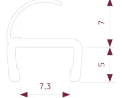 Jungborn Dichtungs-Set 4tlg. für Eckeinstieg
