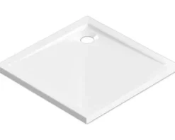 Jungborn Duschwanne CINQUE 80 x 80 x 2.5 cm weiß glänzend 6032750