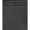 Jungborn Duschwanne VENTI 100 x 80 x 3 cm schwarz matt