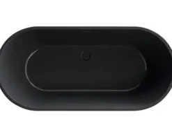 Jungborn Freistehende Badewanne ONE 149 x 74 cm schwarz matt
