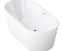 Jungborn Freistehende Badewanne ONE 80 x 170 cm weiß glänzend