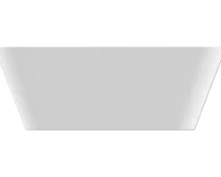 Jungborn Freistehende Badewanne THREE 70 x 170 cm weiß glänzend