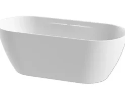 Jungborn freistehende Badewanne TWO 75 x 170 cm weiß glänzend