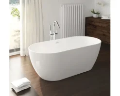 Jungborn Freistehende Badewanne TWO 80 x 170 cm weiß glänzend