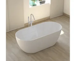 Jungborn Freistehende Badewanne TWO 80 x 170 cm weiß glänzend