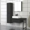 Jungborn Fußstütze TRENTA 45 x 75 cm eckig schwarz matt