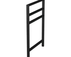 Jungborn Fußstütze TRENTA 45 x 75 cm eckig schwarz matt