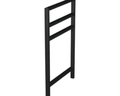 Jungborn Fußstütze TRENTA 45 x 68 cm eckig schwarz matt