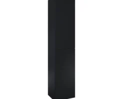 Jungborn Hochschrank BxHxT 400 x 1800 mm x 352 mm Frontfarbe schwarz matt