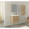 Jungborn Spiegelschrank QUATTRO SEDICI NOVE 60 x 20 x 70 cm tabacco 1-türig LED IP 44
