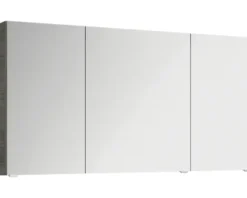 Jungborn Spiegelschrank VENTITRE 140 x 17 x 70,3 cm graphit struktur quer 3-türig J850.191450